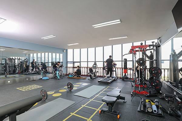 Employee fitness area